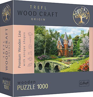 Medinė dėlionė Trefl Viktorijos laikų namas, 1000 d. kaina ir informacija | Dėlionės (puzzle) | pigu.lt
