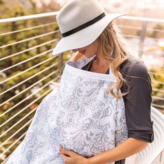 Многофункциональная накидка для кормления ребенка La Bebe™ Nursing Cover Big size Art.17222  цена и информация | Товары для кормления | pigu.lt