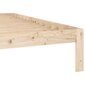 Lovos rėmas, 160x200cm, pušies medienos masyvas kaina ir informacija | Lovos | pigu.lt