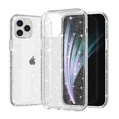 Dėklas telefonui Crystal Glitter -Samsung Galaxy A13 4G, sidabrinis kaina ir informacija | Telefono dėklai | pigu.lt