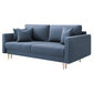 Sofa Selsey Valico, mėlyna kaina ir informacija | Sofos | pigu.lt