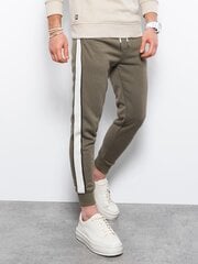 Мужские спортивные штаны «Омбре P865», оливковые цена и информация | Спортивные мужские брюки | pigu.lt