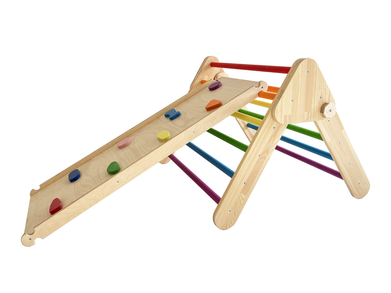 Vaikiškas laipiojimo Trikampis ir sienelė kaina ir informacija | Lavinamieji žaislai | pigu.lt