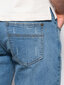 Vyriški džinsai SKINNY FIT Ombre P1060 šviesiai mėlyna kaina ir informacija | Džinsai vyrams | pigu.lt