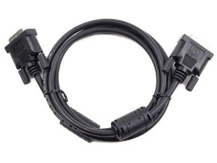 KABEL DO MONITORA DVI-D(18+1) M/M 1.8M SINGLE LINK BLACK kaina ir informacija | Kabeliai ir laidai | pigu.lt