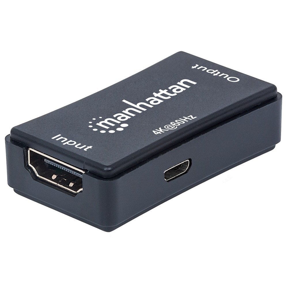 HDMI signalo ilgiklis Manhattan iki 40 m, aktyvus цена и информация | Adapteriai, USB šakotuvai | pigu.lt