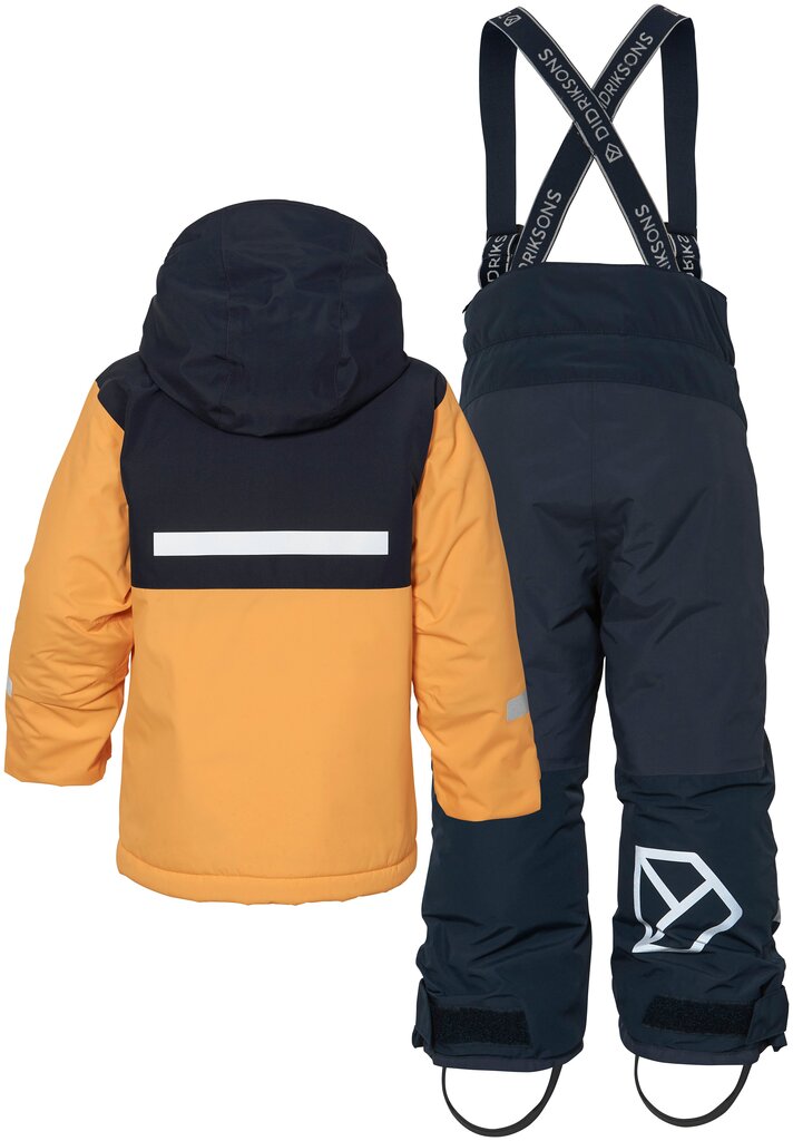 Didriksons vaikiškas žieminis komplektas SKARE, geltona-tamsiai mėlyna kaina ir informacija | Žiemos drabužiai vaikams | pigu.lt