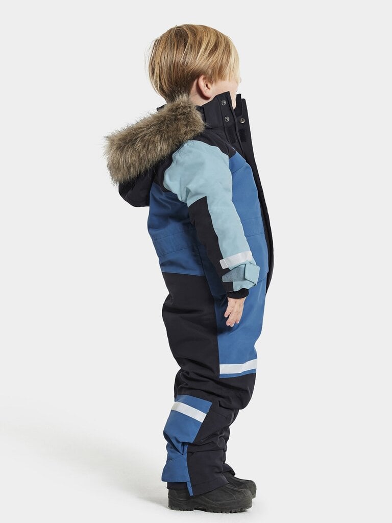 Didriksons vaikiškas žieminis kombinezonas BJÄRVEN, mėlyna-tamsiai mėlyna kaina ir informacija | Žiemos drabužiai vaikams | pigu.lt
