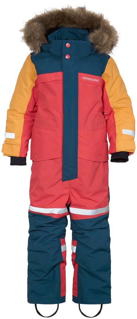 Didriksons vaikiškas žieminis kombinezonas BJÄRVEN, mėlyna-fuksija kaina ir informacija | Žiemos drabužiai vaikams | pigu.lt