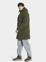 Didriksons зимняя парка для мужчин HILMER, темно-зеленый цвет цена и информация | Мужские куртки | pigu.lt