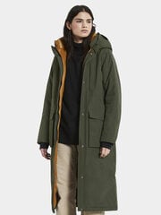 Длинная зимняя женская парка Didriksons LEYA, темно-зеленая цена и информация | Женские куртки | pigu.lt