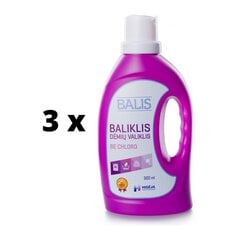 Baliklis - dėmių valiklis BALIS, 900 ml x 3 vnt. pakuotė kaina ir informacija | Valikliai | pigu.lt