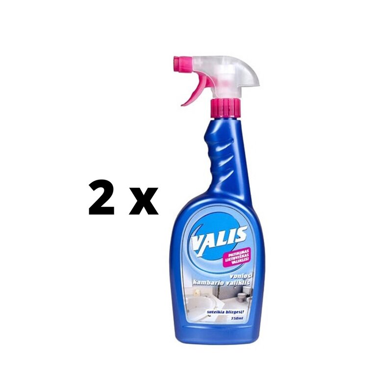 Valiklis VALIS, vonios kambariui, 750 ml x 2 vnt. pakuotė цена и информация | Valikliai | pigu.lt