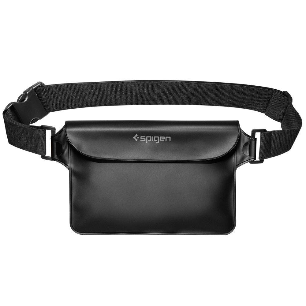 Juosmens krepšys Spigen Universal Waterproof Waist Bag, juodas kaina ir informacija | Kuprinės ir krepšiai | pigu.lt