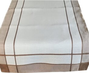 Stalo takelis White/Brown kaina ir informacija | Staltiesės, servetėlės | pigu.lt