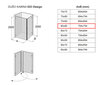Dušo kabina IDO Design, 80x80 цена и информация | Dušo kabinos | pigu.lt