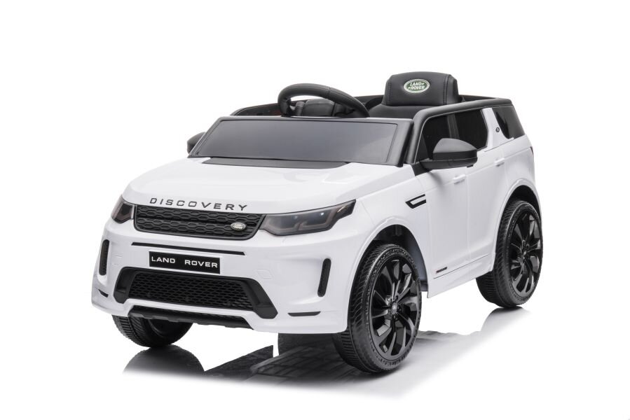 Vienvietis elektromobilis Range Rover, baltas цена и информация | Elektromobiliai vaikams | pigu.lt