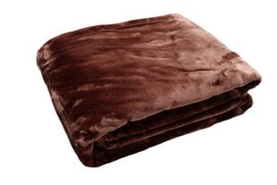 Vienspalvė lovatiesė - pledas KG-2, ruda, 160 x 210 cm kaina ir informacija | Lovatiesės ir pledai | pigu.lt