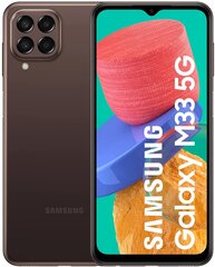 Samsung Galaxy M33 5G 6/128GB Dual SIM Brown цена и информация | Мобильные телефоны | pigu.lt