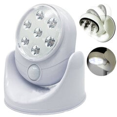 Belaidė lemputė su judesio jutikliu 7 LED цена и информация | Настенные светильники | pigu.lt