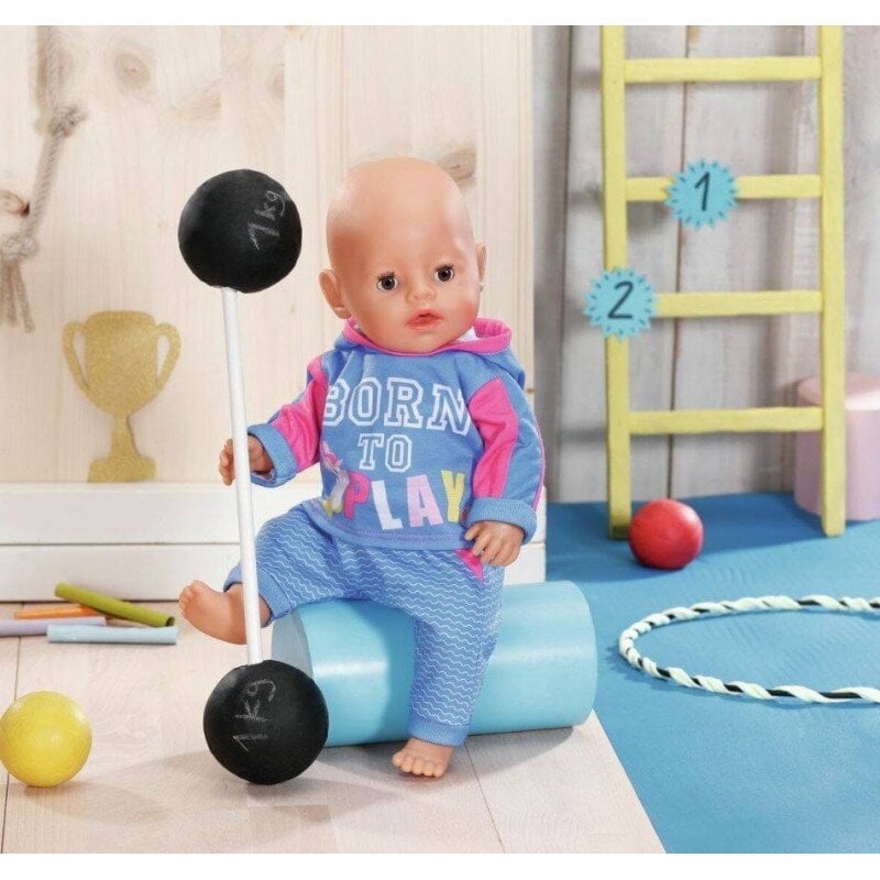 Lėlės drabužiai Baby Born, sportinis kostiumas цена и информация | Žaislai mergaitėms | pigu.lt