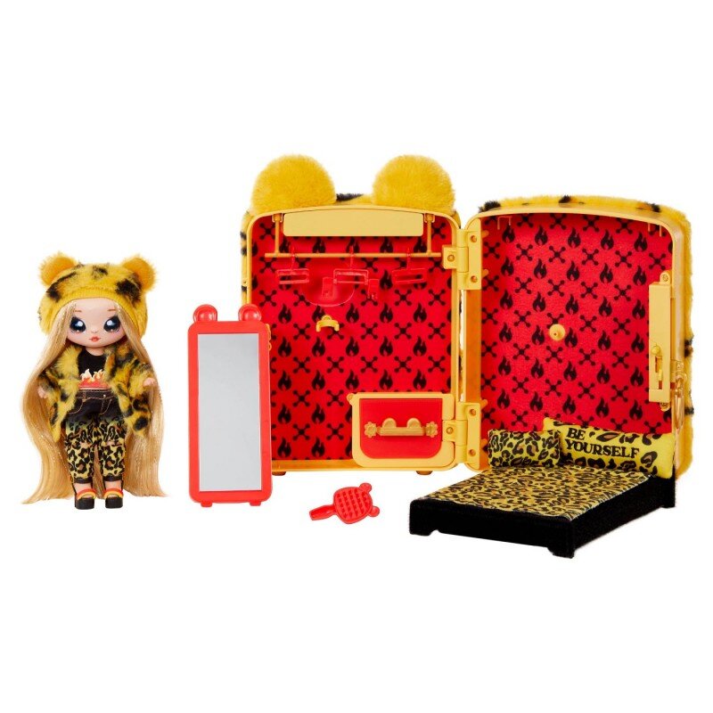 Lėlės rinkinys Lėlė NaNaNa Surprise Jennel Jaguar 3-in-1 Backpack kaina ir informacija | Žaislai mergaitėms | pigu.lt