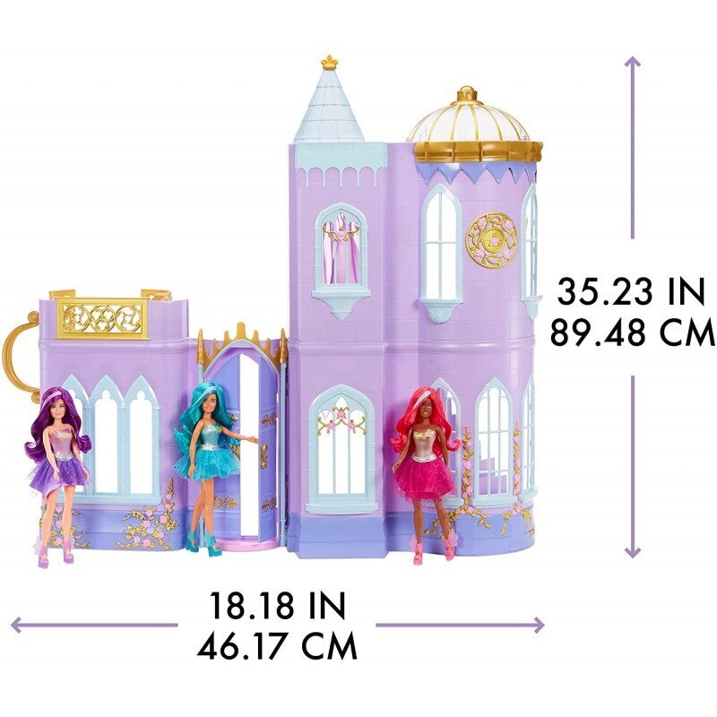 Lėlių pilis MGA Dream Ella Majestic castle - Lėlių namelis kaina ir informacija | Žaislai mergaitėms | pigu.lt