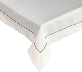 Staltiesė OI-03, 140x240 cm, balta kaina ir informacija | Staltiesės, servetėlės | pigu.lt