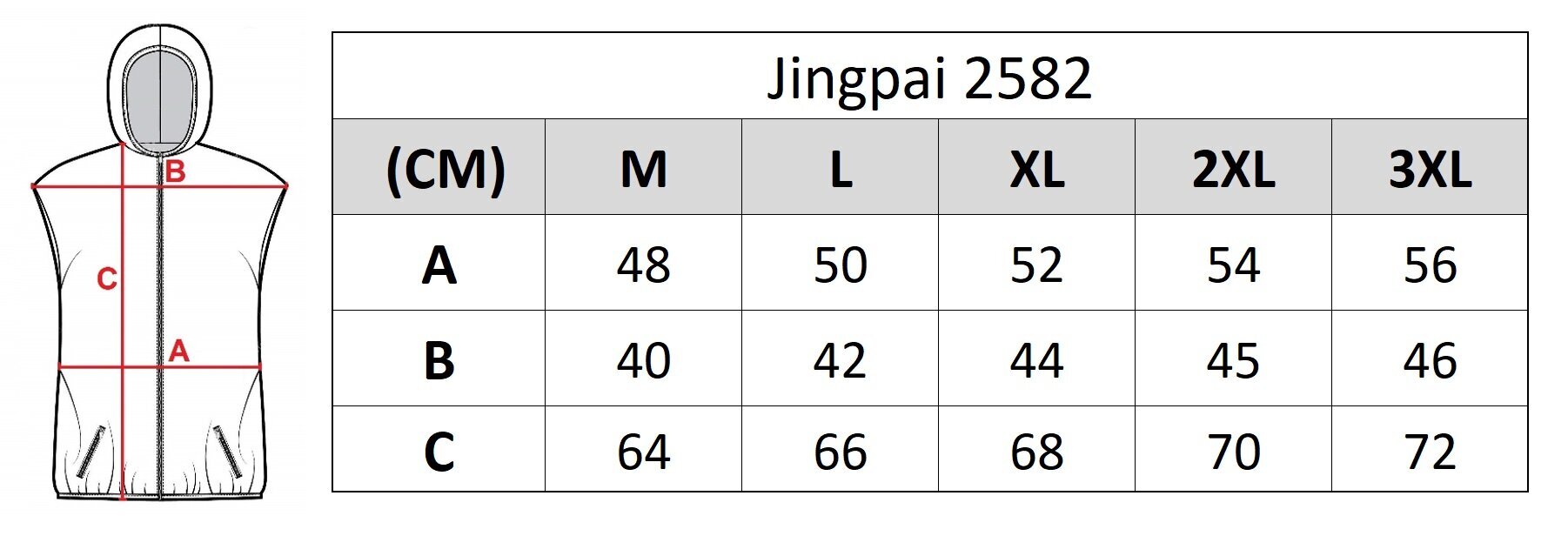 Liemenė vyrams Jingpai 2582, juoda kaina ir informacija | Vyriškos liemenės | pigu.lt