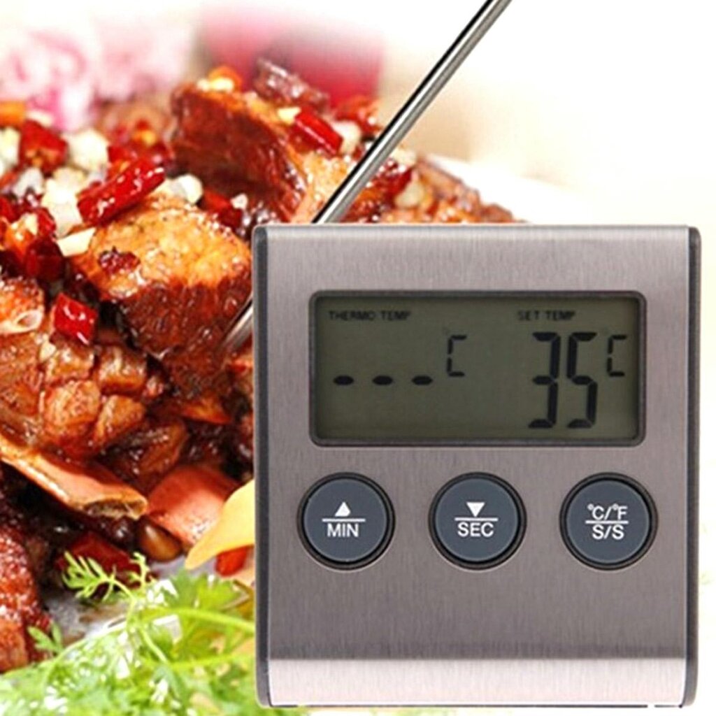 LCD Maisto termometras цена и информация | Virtuvės įrankiai | pigu.lt