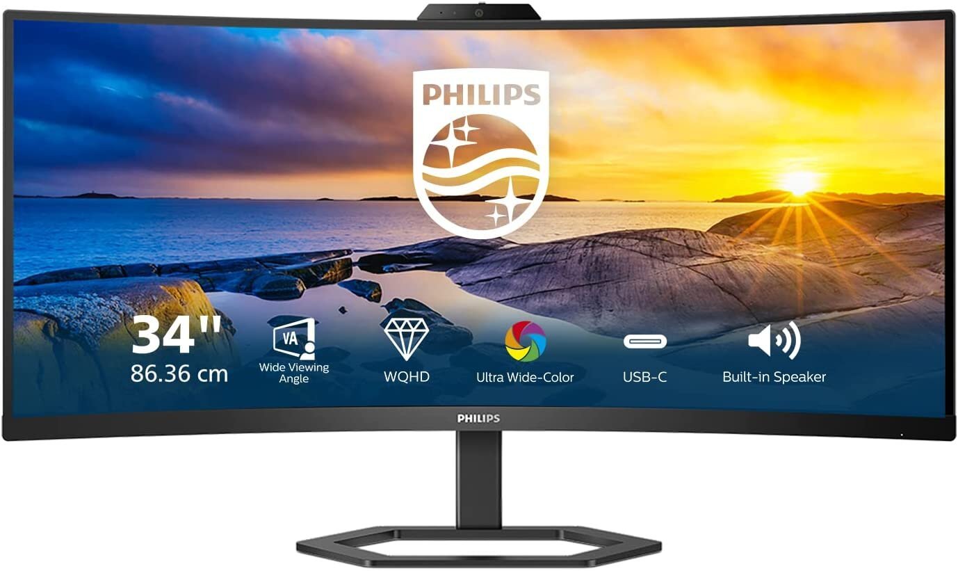Philips 34E1C5600HE/00 kaina ir informacija | Monitoriai | pigu.lt