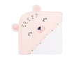 Kūdikio rankšluostis KikkaBoo, 90 x 90 cm, rožinis kaina ir informacija | Maudynių priemonės | pigu.lt