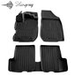 Kilimėliai 3D DACIA Logan 2012->, 5 vnt. black /5018055 kaina ir informacija | Modeliniai guminiai kilimėliai | pigu.lt