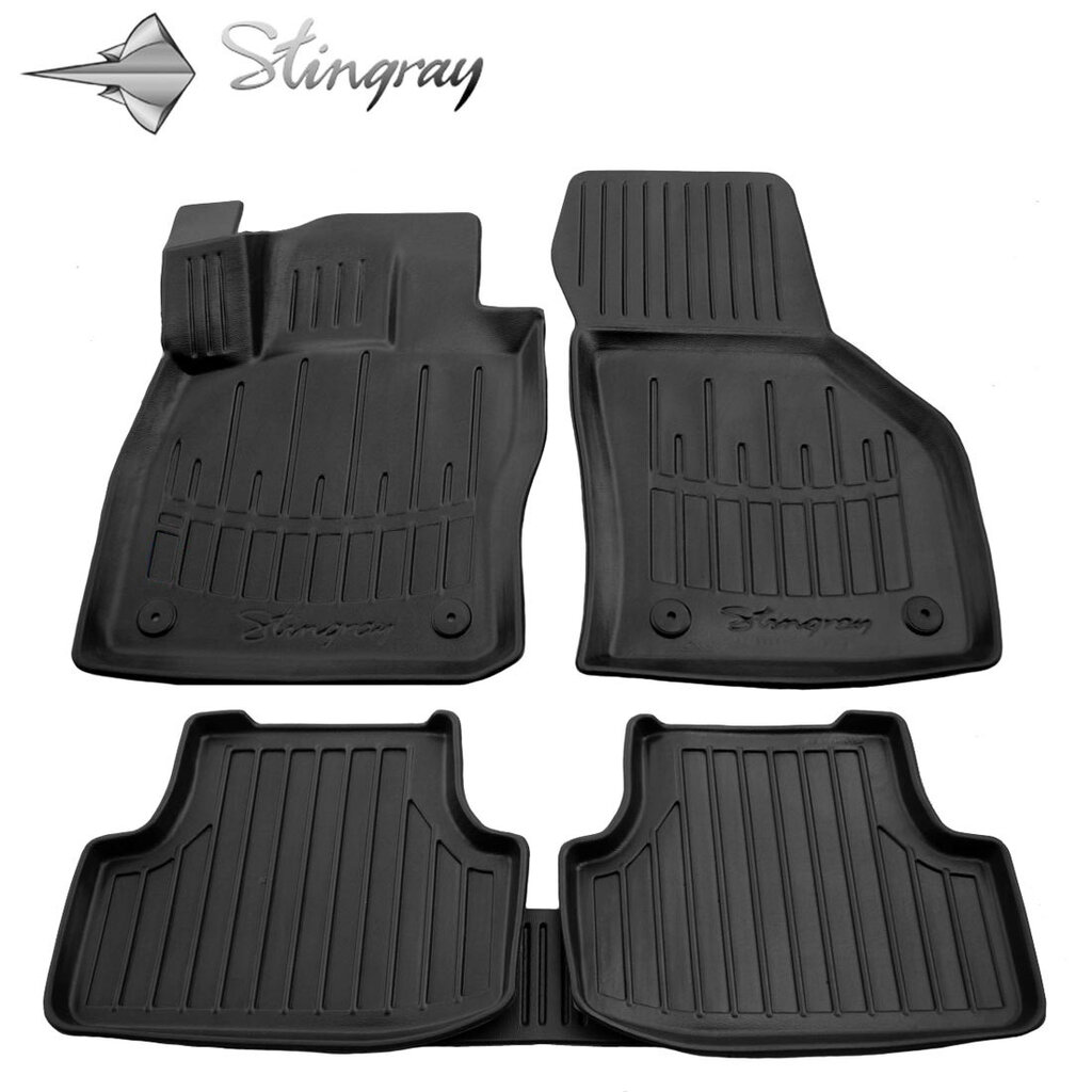 Kilimėliai 3D SEAT Leon III 5F 2012–2019, 5 vnt. black /5024065 kaina ir informacija | Modeliniai guminiai kilimėliai | pigu.lt