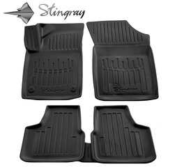 Kilimėliai 3D SKODA Citigo 2012->, 5 vnt. black /5024175 kaina ir informacija | Modeliniai guminiai kilimėliai | pigu.lt