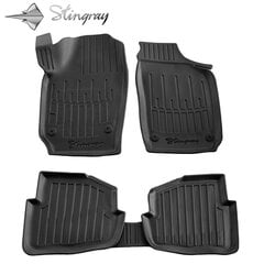 Kilimėliai 3D SKODA Fabia I 6Y 1999–2007, 5 vnt. black /5020065 kaina ir informacija | Modeliniai guminiai kilimėliai | pigu.lt