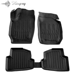 Kilimėliai 3D SKODA Fabia II 5J 2007-2014, 5 vnt. black /5020025 kaina ir informacija | Modeliniai guminiai kilimėliai | pigu.lt