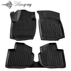 Kilimėliai 3D SKODA Rapid 2012-2019, 5 vnt. black /5020035 kaina ir informacija | Modeliniai guminiai kilimėliai | pigu.lt