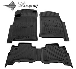 Автомобильные коврики 3D TOYOTA Land Cruiser Prado J120 2002-2009, 5 шт. black /5022095 цена и информация | Модельные резиновые коврики | pigu.lt