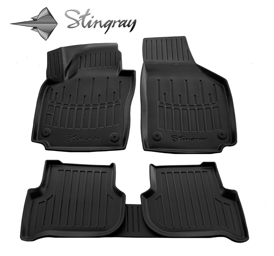 Kilimėliai 3D VOLKSWAGEN Golf Plus 2004-2014, 5 pc. black /5024185 kaina ir informacija | Modeliniai guminiai kilimėliai | pigu.lt