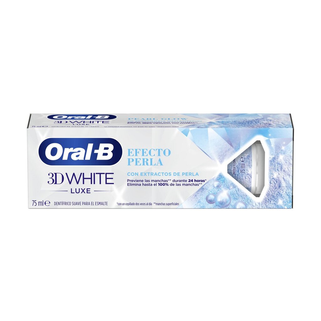 Dantis balinanti dantų pasta Oral-B 3D White Luxe, 75 ml kaina ir informacija | Dantų šepetėliai, pastos | pigu.lt