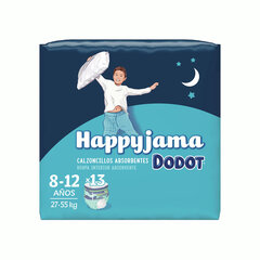 Vienkartinės sauskelnės Dodot Happyjama 8 (27-55kg.) S05100792, 13 vnt kaina ir informacija | Sauskelnės | pigu.lt