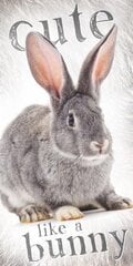 Хлопковое полотенце Кролик, 70x140 см цена и информация | Полотенца | pigu.lt