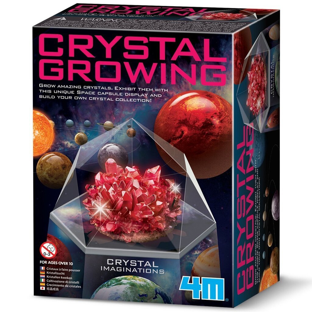 Развивающая игрушка 4M Growing Crystals: красные кристаллы цена | pigu.lt