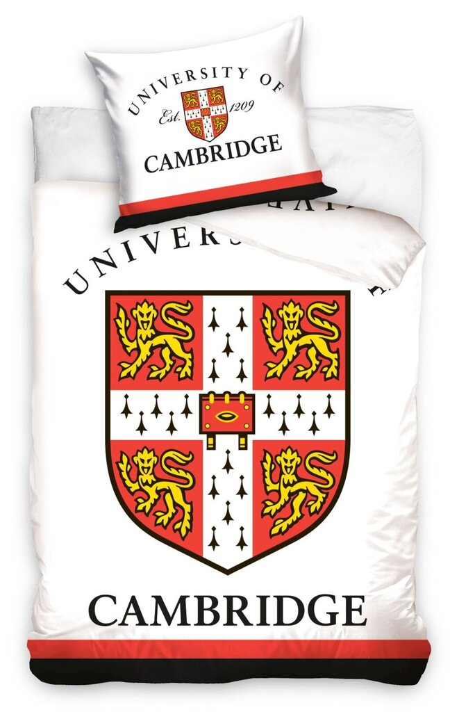 Cambridge University vaikiškas patalynės komplektas, 140x200, 2 dalių kaina ir informacija | Patalynė kūdikiams, vaikams | pigu.lt