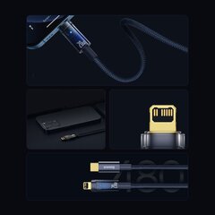 Зарядное устройство Baseus Explorer Series USB Type C - Lightning cable 20W 2 м, синее (CATS000103) цена и информация | Кабели для телефонов | pigu.lt