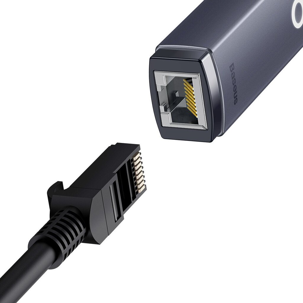 Adapteris Baseus Lite Series USB Type C - RJ45 LAN kaina ir informacija | Adapteriai, USB šakotuvai | pigu.lt