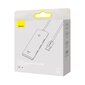 Baseus Lite Series HUB USB adapter - 4x USB 3.0 2m white (WKQX030202) kaina ir informacija | Adapteriai, USB šakotuvai | pigu.lt