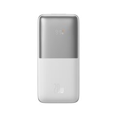 Зарядное устройство Baseus Bipow Pro powerbank 10000mAh 20W + USB 3A 0.3 м, cable white (PPBD040102) цена и информация | Зарядные устройства Power bank | pigu.lt