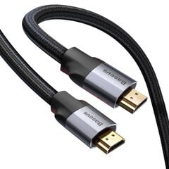 Кабель Baseus Enjoyment HDMI cable 4K60Hz 0.5 м, dark gray цена и информация | Кабели для телефонов | pigu.lt